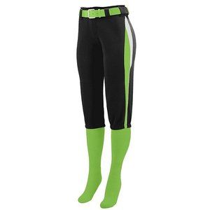 ASI Girls Comet Pant - 1341 - Black/ Lime/ White